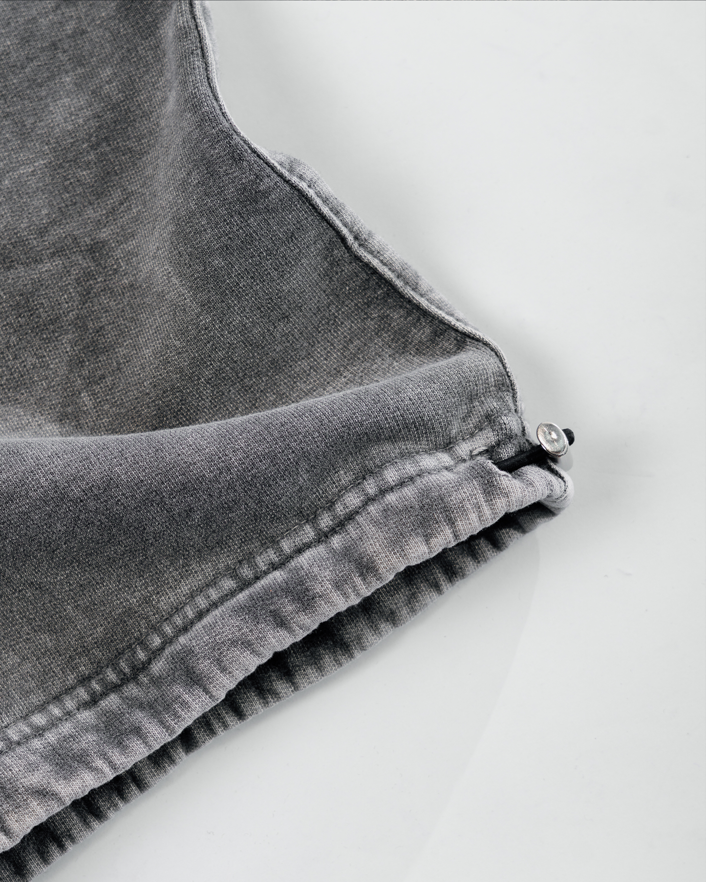 CHROME BLAACK BASIC SWEATPANTS (adjustable)