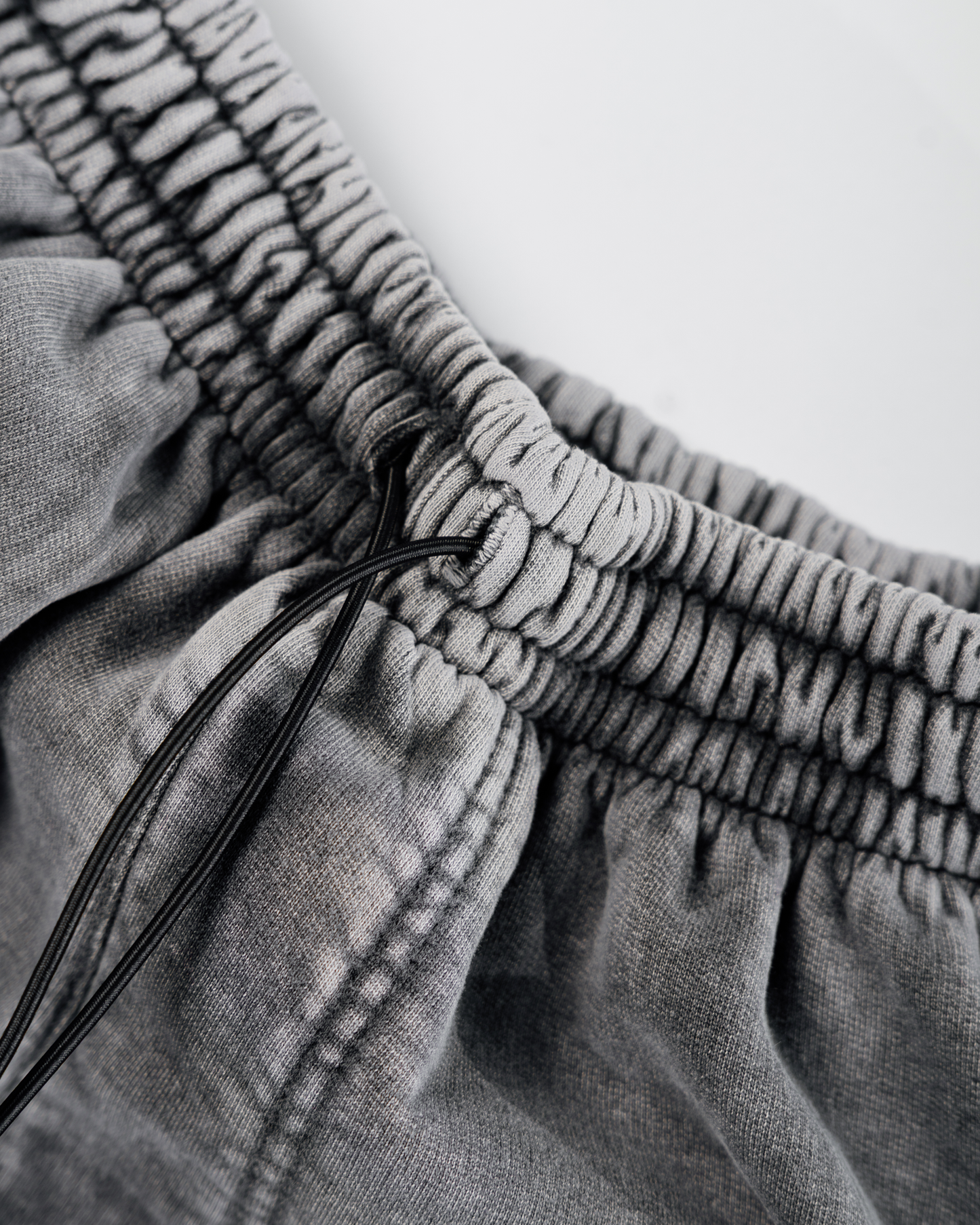 CHROME BLAACK BASIC SWEATPANTS (adjustable)