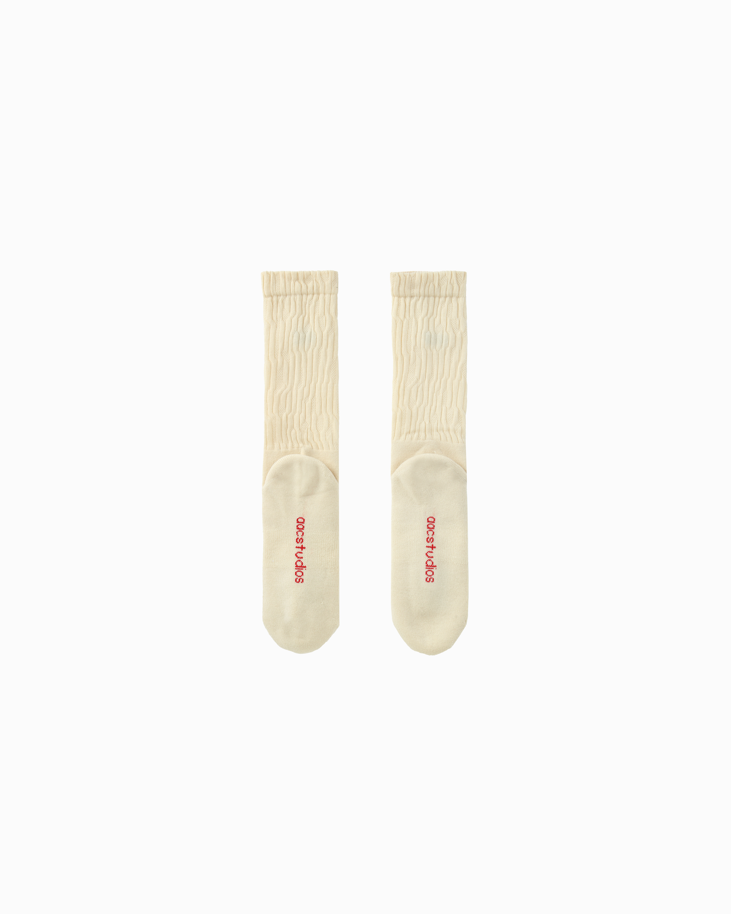 CREAM CURLY SOCKS