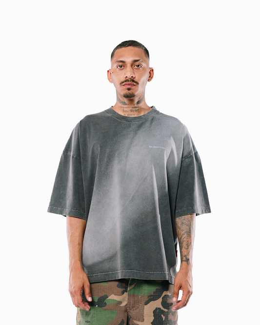 CHROME BLAACK BASIC TEE