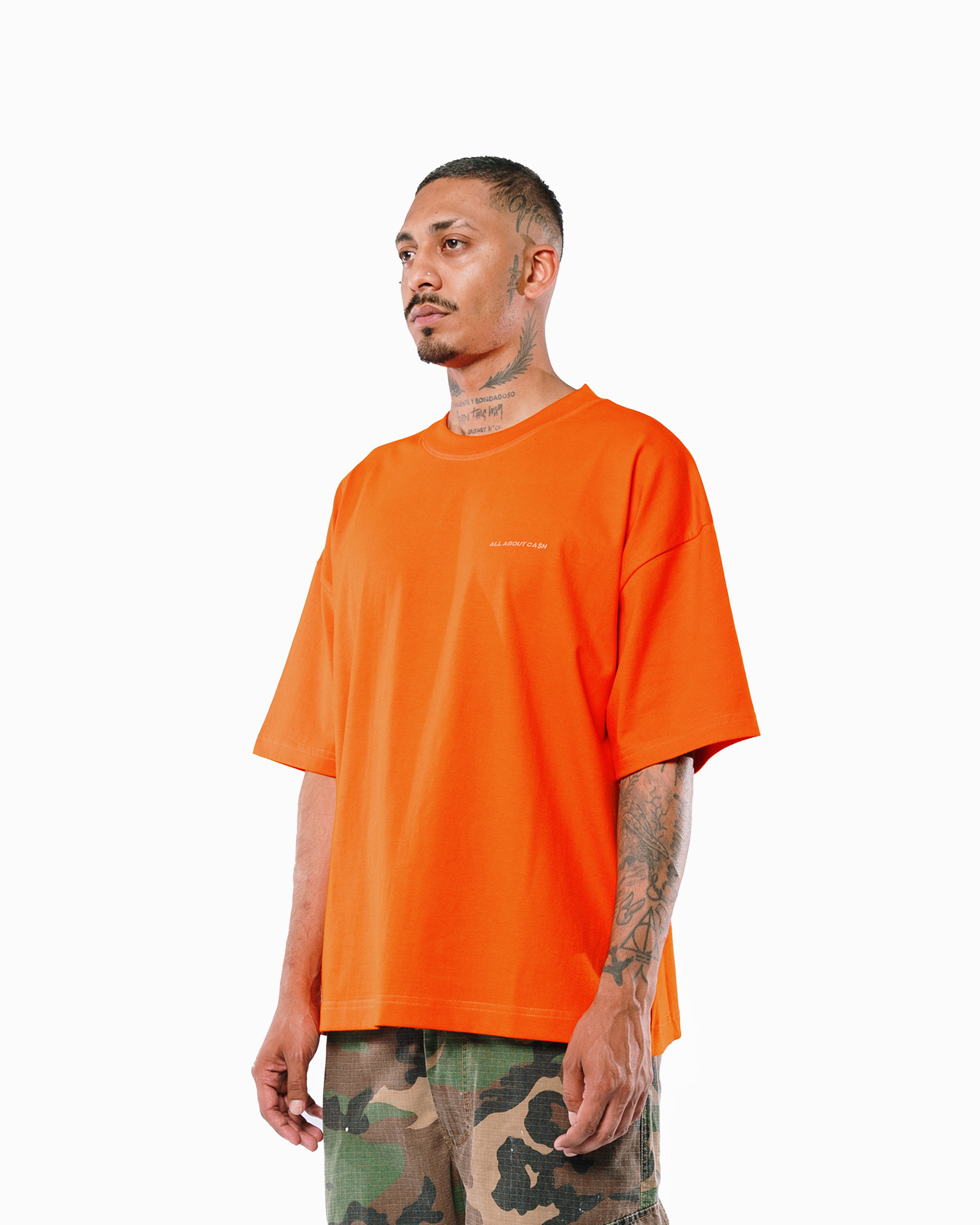 ORANGE BASIC TEE
