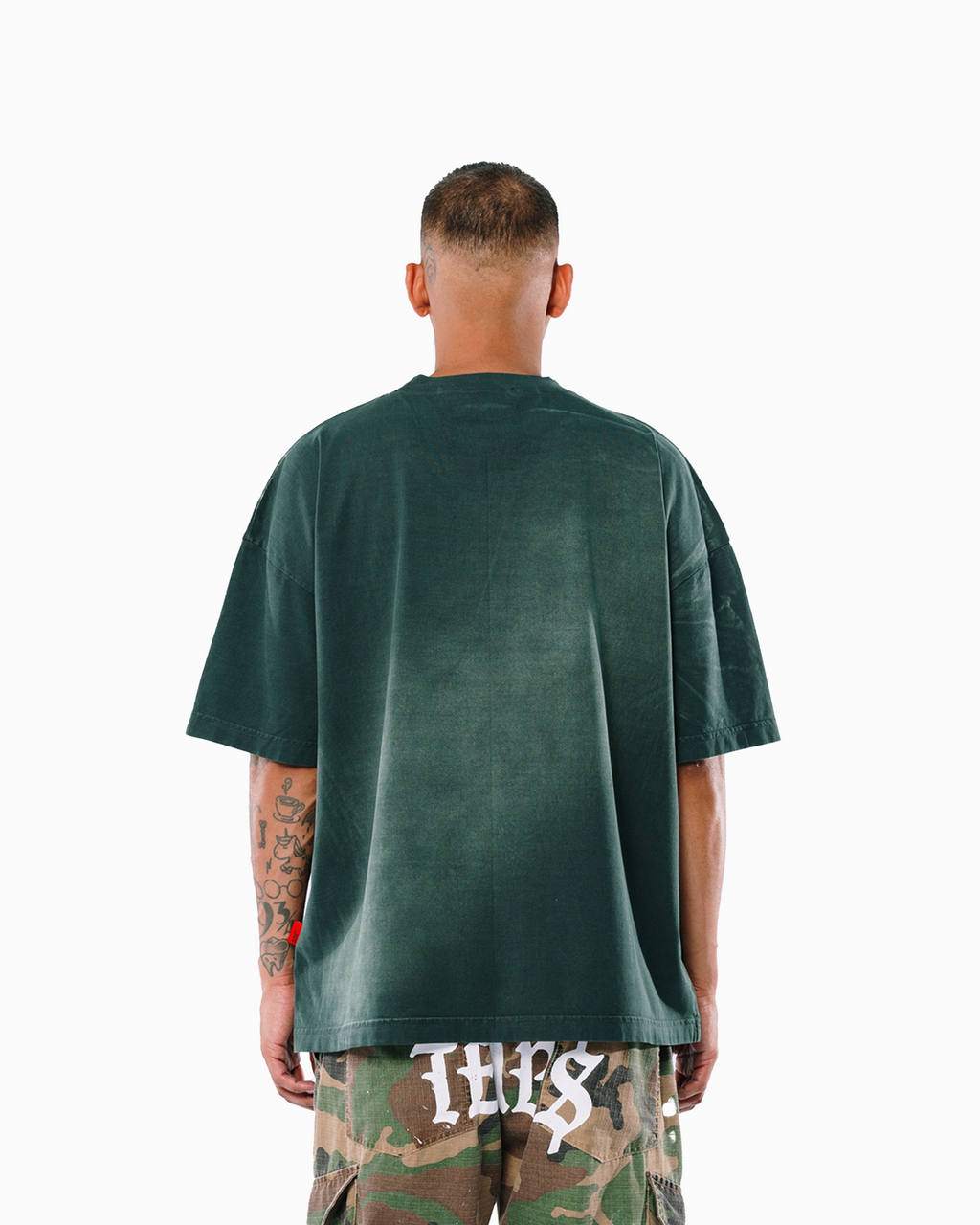 CHROME PINE GREEN BASIC TEE