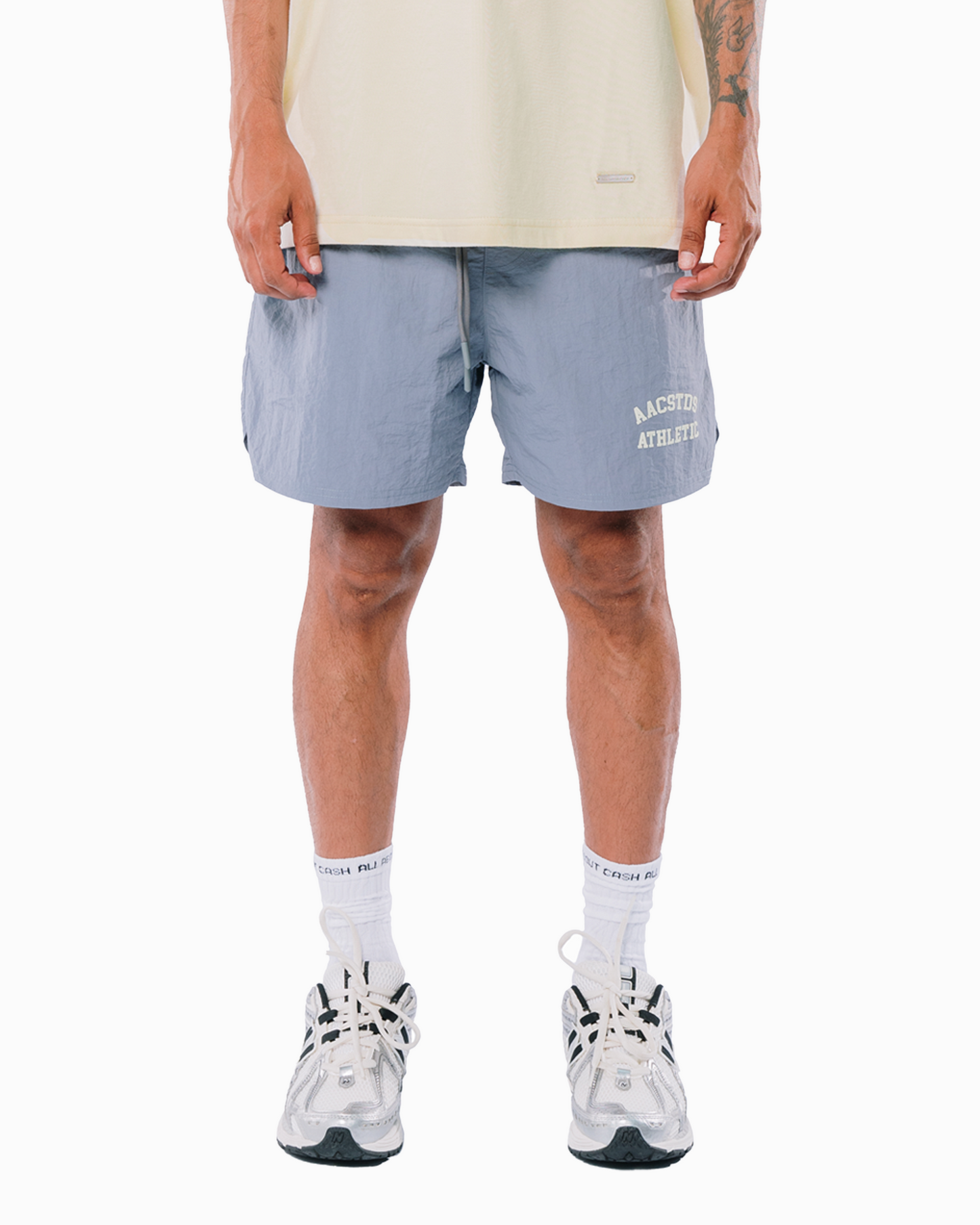 ATHLETIC BASIC GREY SHORTS