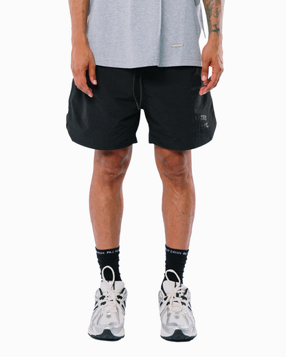 ATHLETIC BASIC BLACK SHORTS