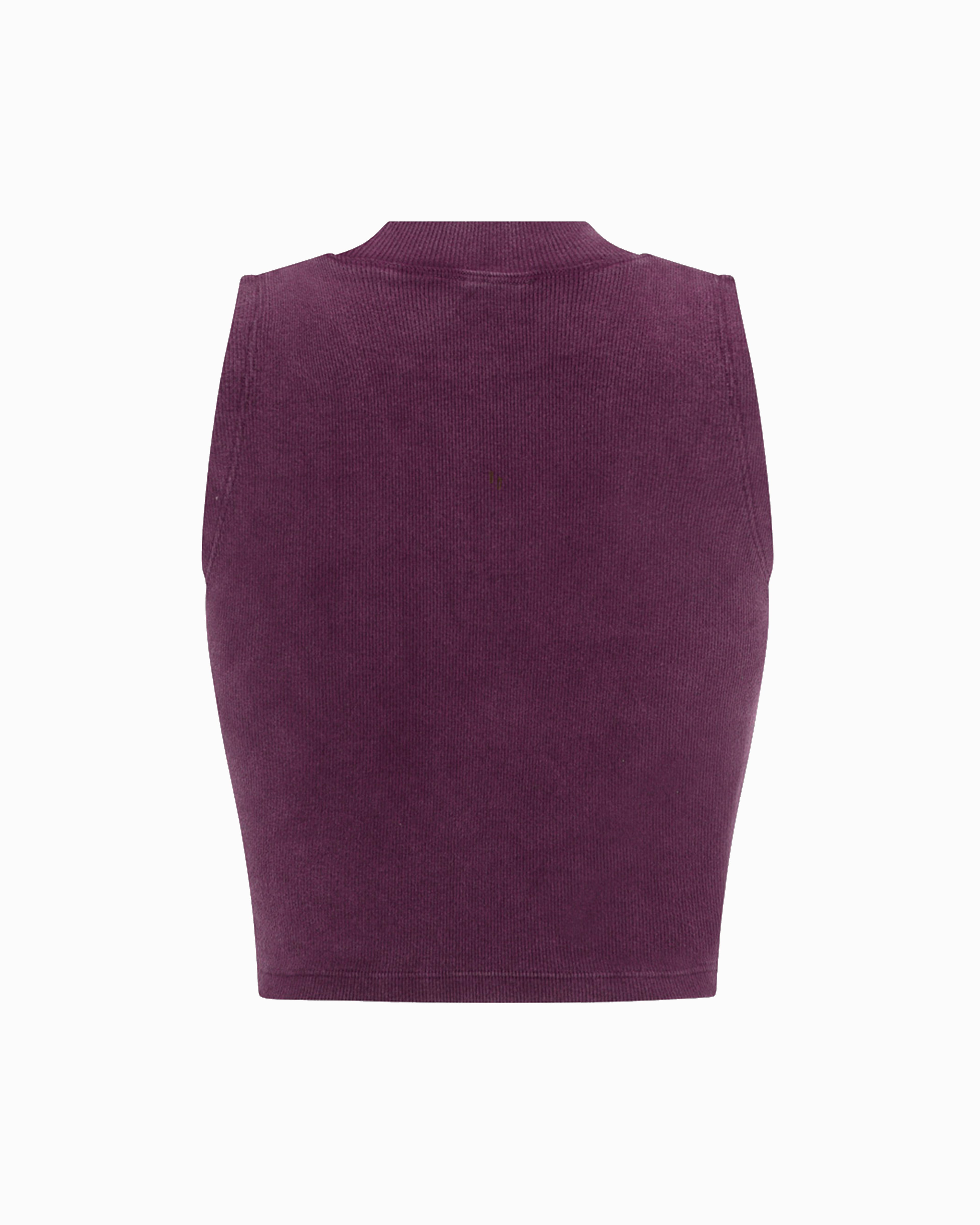 RIBBED CHROME PURP TOP (HEAVY WEIGHT)